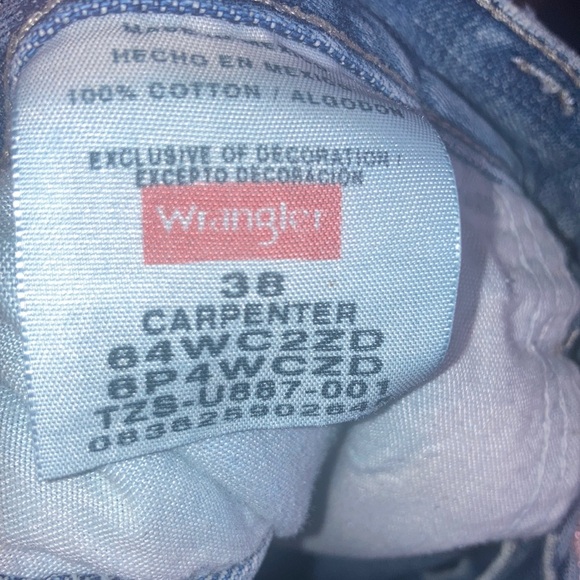 Wrangler Vintage Size 38 Blue Jean Carpenter Shirts for Men - Picture 2 of 11